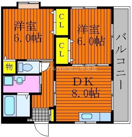 VIENTO原尾島の物件間取画像